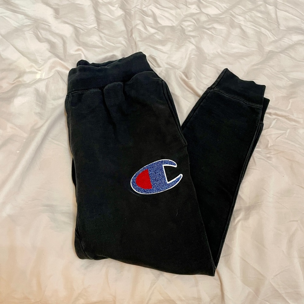Champion Mens Black Sweatpants